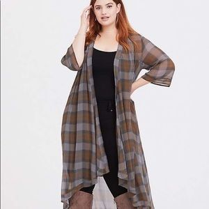 Torrid Outlander Tartan Kimono
